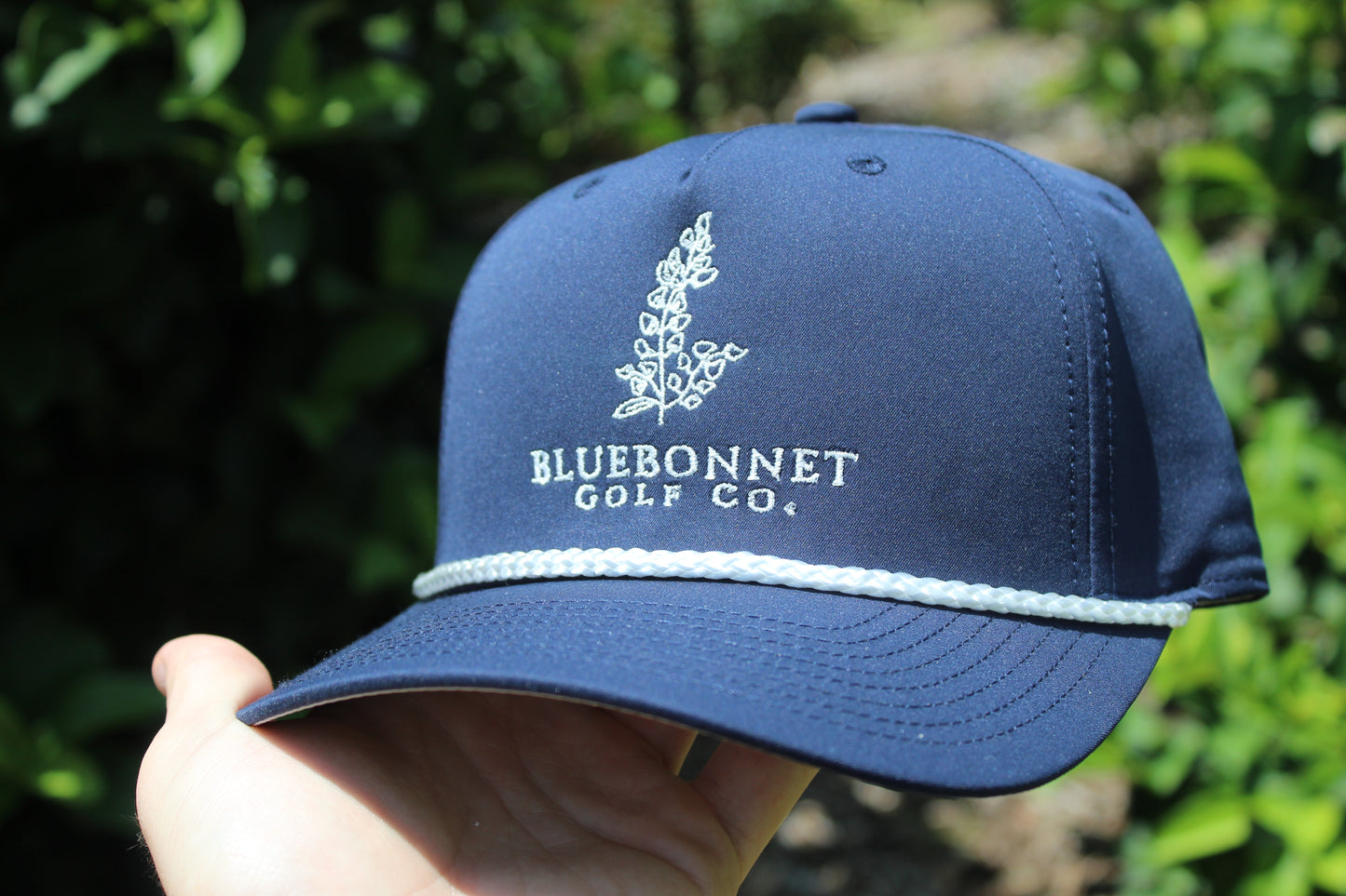Bluebonnet Golf Classic Rope Hat - Navy
