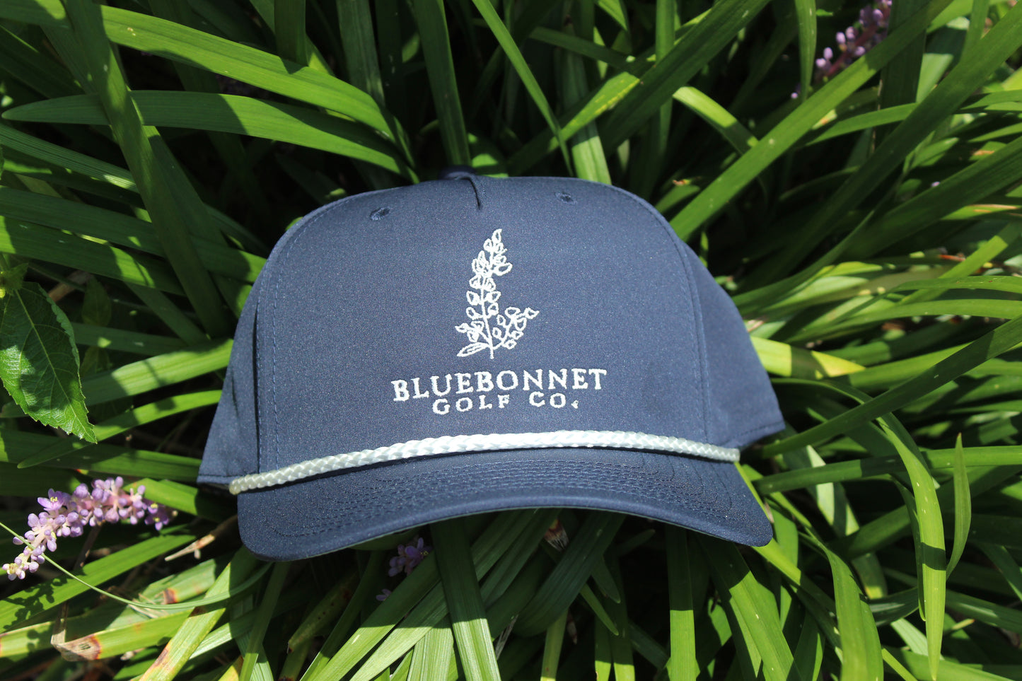 Bluebonnet Golf Classic Rope Hat - Navy