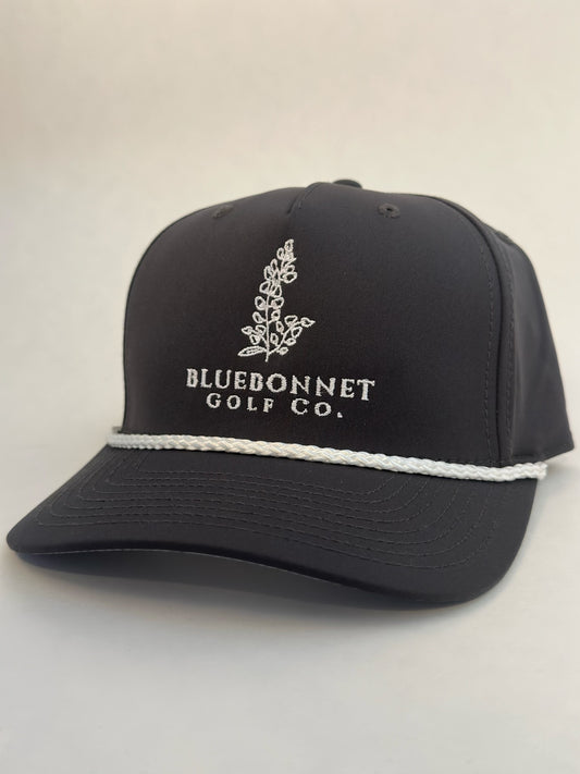 Bluebonnet Golf Classic Rope Hat - Gray